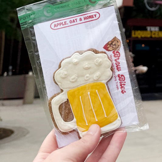 Beer Stein Pup Cookie