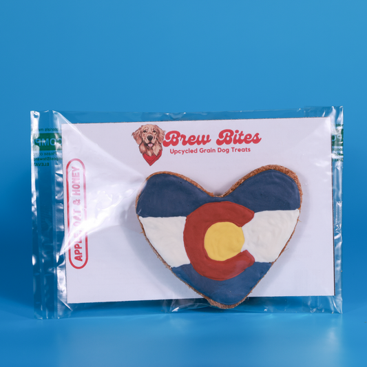 Colorado Heart Deluxe Pup Cookie