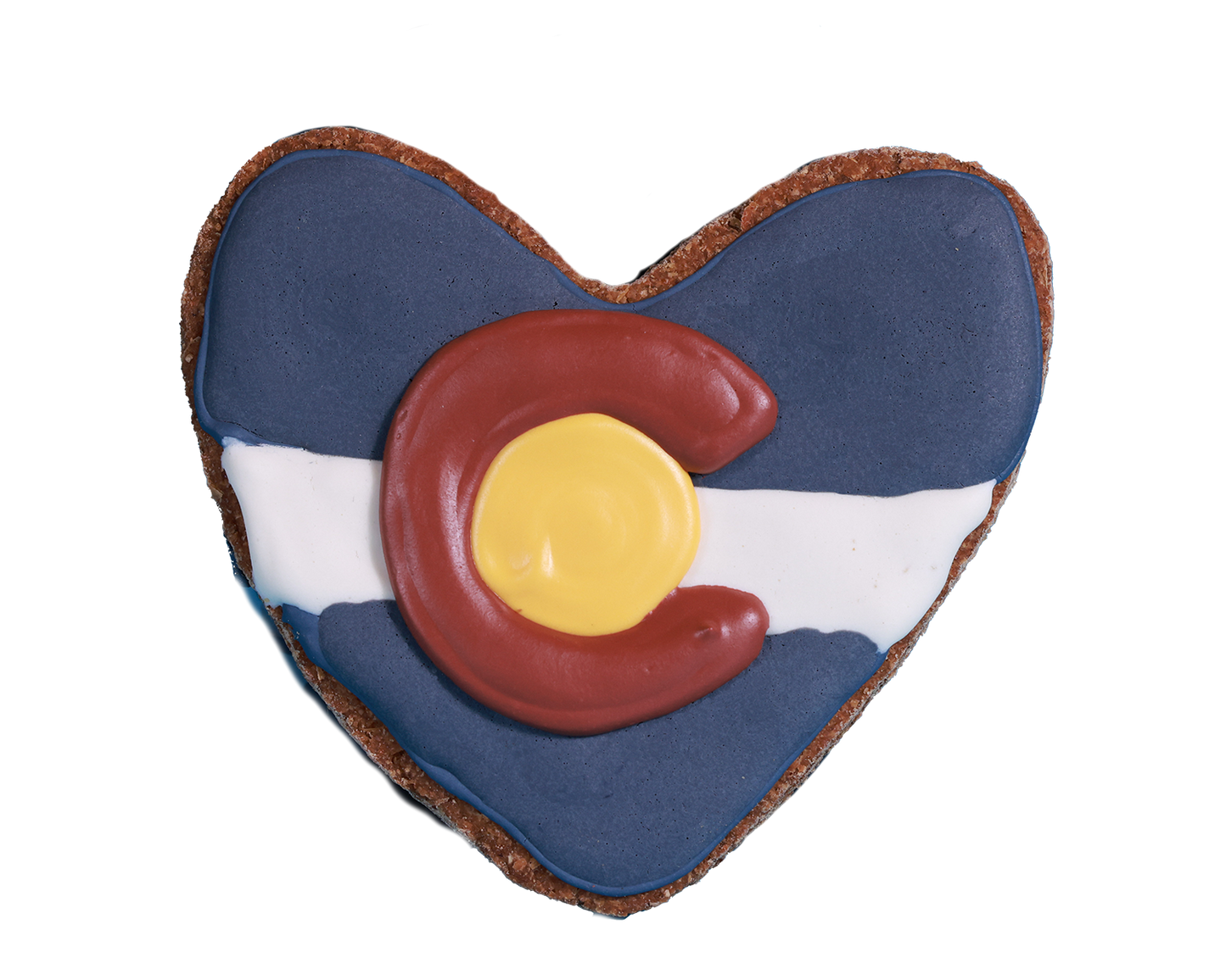 Colorado Heart Deluxe Pup Cookie