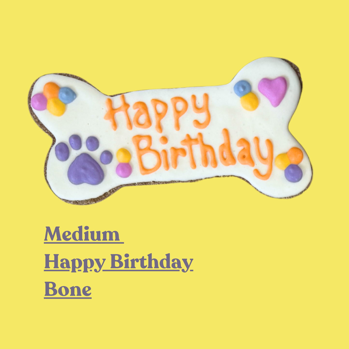 Medium Birthday Bone